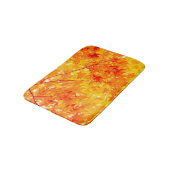 Tapis De Bain Feuilles d'automne Coloris d'automne Jaune (Angle)