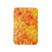 Tapis De Bain Feuilles d'automne Coloris d'automne Jaune (Devant (Vertical))