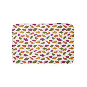 Tapis De Bain Feuilles d'automne Couleurs de l'automne Vert Jaun