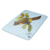 Tapis De Bain Feuilles d'automne de Pine Marten (Angle)