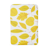 Tapis De Bain Feuilles d'automne en jaune (Devant (Vertical))