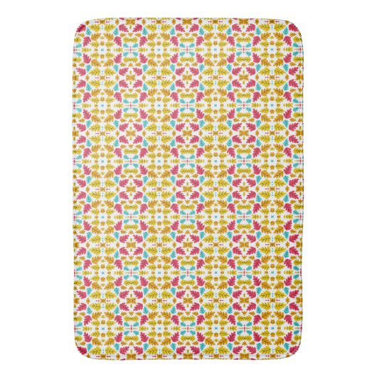 Tapis De Bain Feuilles d'automne Motif, Feuilles d'automne Motif (devant Vertical)
