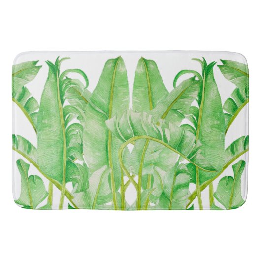 Tapis De Bain Feuilles de bananes sur un bain (Devant)