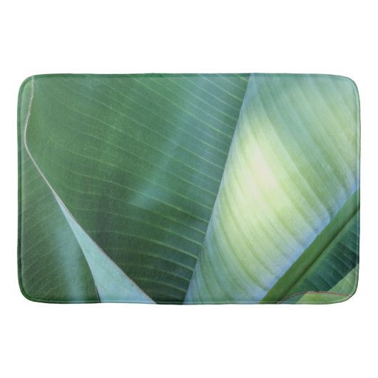 Tapis De Bain Feuilles de bananier Abstrait 37 (Devant)