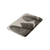 Tapis De Bain Feuilles de bananier en sépia (Angle)