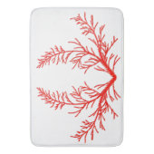 Tapis De Bain Feuilles de cèdre sur un bath Mat (devant Vertical)