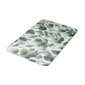 Tapis De Bain Feuilles de eucalyptus vert assourdi (Angle)