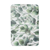 Tapis De Bain Feuilles de eucalyptus vert assourdi (Devant (Vertical))
