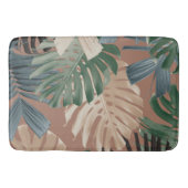 Tapis De Bain Feuilles de jungle tropicales Monstera 2 (Devant)