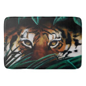 Tapis De Bain Feuilles de la jungle verte de Tiger (Devant)