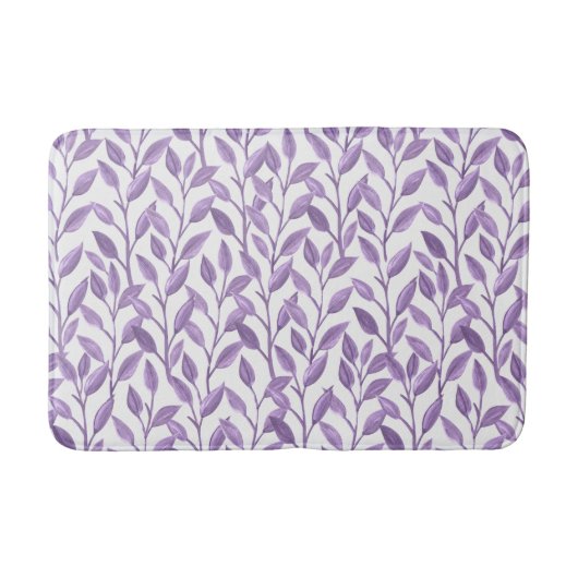 Tapis De Bain Feuilles de lavande (Devant)