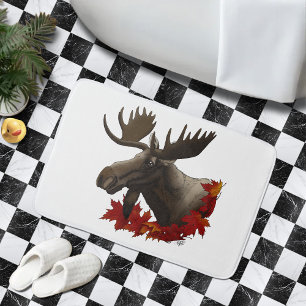 Tapis De Bain Feuilles de l'érable rouge orignal