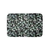Tapis De Bain Feuilles de l'Eucalyptus : Motif de fleurs blanche (Devant)