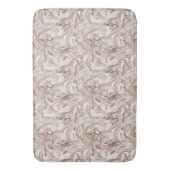 Tapis De Bain Feuilles de Mocha Mousse et d'oiseaux tropicaux (devant Vertical)