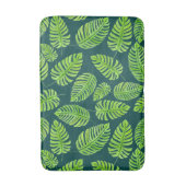 Tapis De Bain Feuilles de Monstera, motif d'aquarelle tropicale (Devant (Vertical))