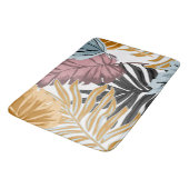 Tapis De Bain Feuilles de palmiers, tropical, botanique, jungle, (Angle)