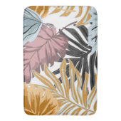 Tapis De Bain Feuilles de palmiers, tropical, botanique, jungle, (devant Vertical)