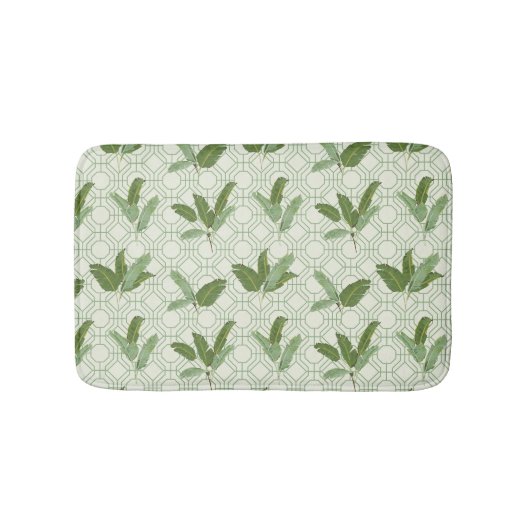 Tapis De Bain Feuilles de palmiers tropicaux (Devant)