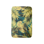 Tapis De Bain Feuilles de palmiers : Vintage foncé (Devant (Vertical))