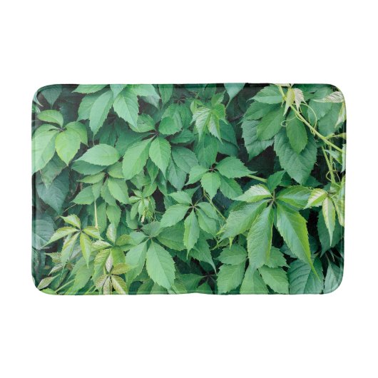 Tapis De Bain Feuilles de raisins verts (Devant)