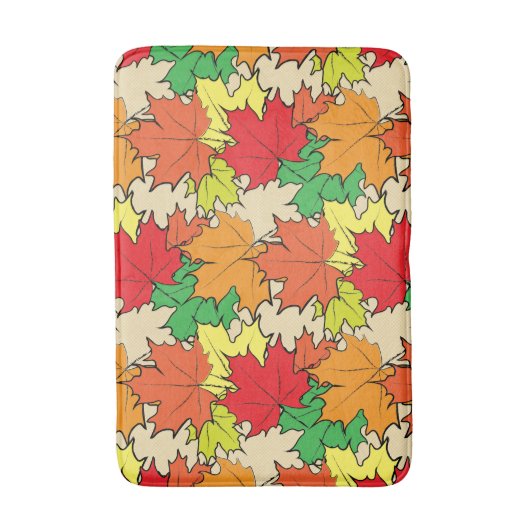 Tapis De Bain Feuilles d'érable I (Devant (Vertical))