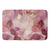 Tapis De Bain Feuilles d'or rose (Devant)