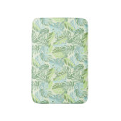Tapis De Bain Feuilles du Pastel Tropical Palm (Devant (Vertical))