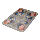 Tapis De Bain Feuilles et coquilles de mer Motif II (Angle)