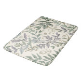 Tapis De Bain Feuilles et feuillage botaniques verts (Angle)