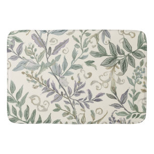 Tapis De Bain Feuilles et feuillage botaniques verts