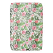 Tapis De Bain Feuilles et fleurs tropicaux (devant Vertical)