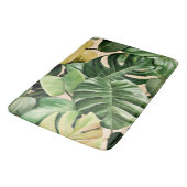 Tapis De Bain Feuilles florales/hawaïennes/tropicales (Angle)