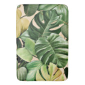 Tapis De Bain Feuilles florales/hawaïennes/tropicales (devant Vertical)