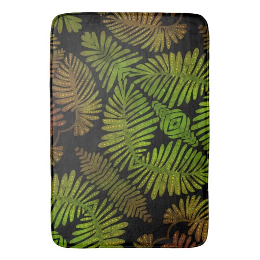 Tapis De Bain Feuilles Monstera (devant Vertical)