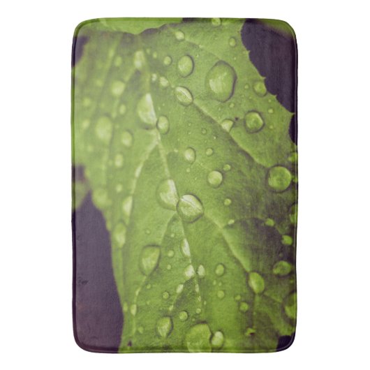 Tapis De Bain Feuilles mouillées (devant Vertical)