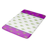 Tapis De Bain Feuilles sauvages sur un bain (Angle)