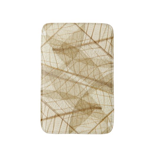 Tapis De Bain Feuilles Sheer Lace (Devant (Vertical))