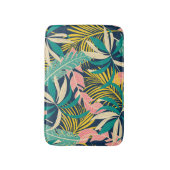 Tapis De Bain Feuilles tropicaux colorés : motif d'été. (Devant (Vertical))