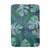 Tapis De Bain Feuilles tropicaux de nuit (Devant (Vertical))