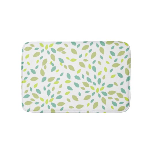 Tapis De Bain Feuilles (Vertes) (Devant)