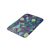 Tapis De Bain Feuilles vertes botaniques modernes Motif sans cou (Angle)
