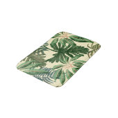 Tapis De Bain Feuilles verts (Angle)