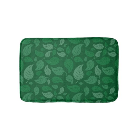 Tapis De Bain Feuilles verts (Devant)
