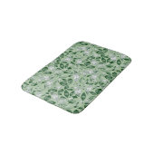 Tapis De Bain Feuilles verts (Angle)