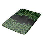Tapis De Bain Feuilles verts néon - art fractal, (Angle)
