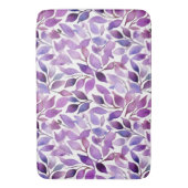 Tapis De Bain Feuilles Violettes (devant Vertical)
