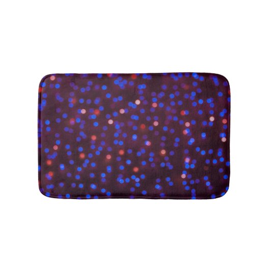 Tapis De Bain Feux de Noël, flou, arrière - plan festif. (Devant)