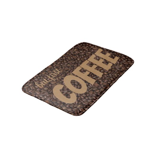 Tapis De Bain Fèves de café (Angle)