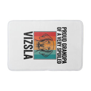 Tapis De Bain Fier grand-père Vizsla conception vintage amateur