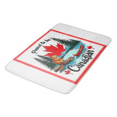Tapis De Bain Fière nature canadienne (Angle)